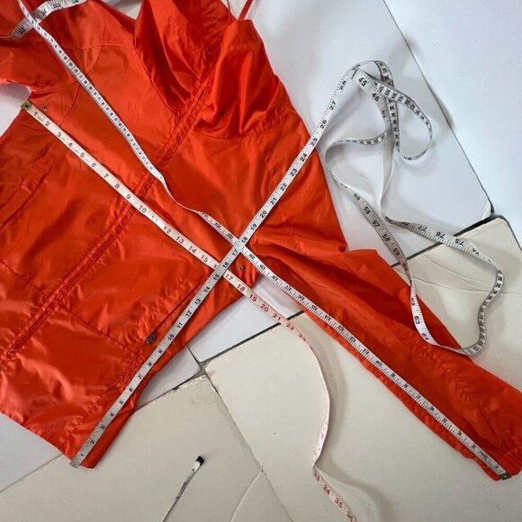 JC de Castelbajac Orange Zip Up‎ Windbreaker Light Jacket Sz S *no size label* - Picture 15 of 15